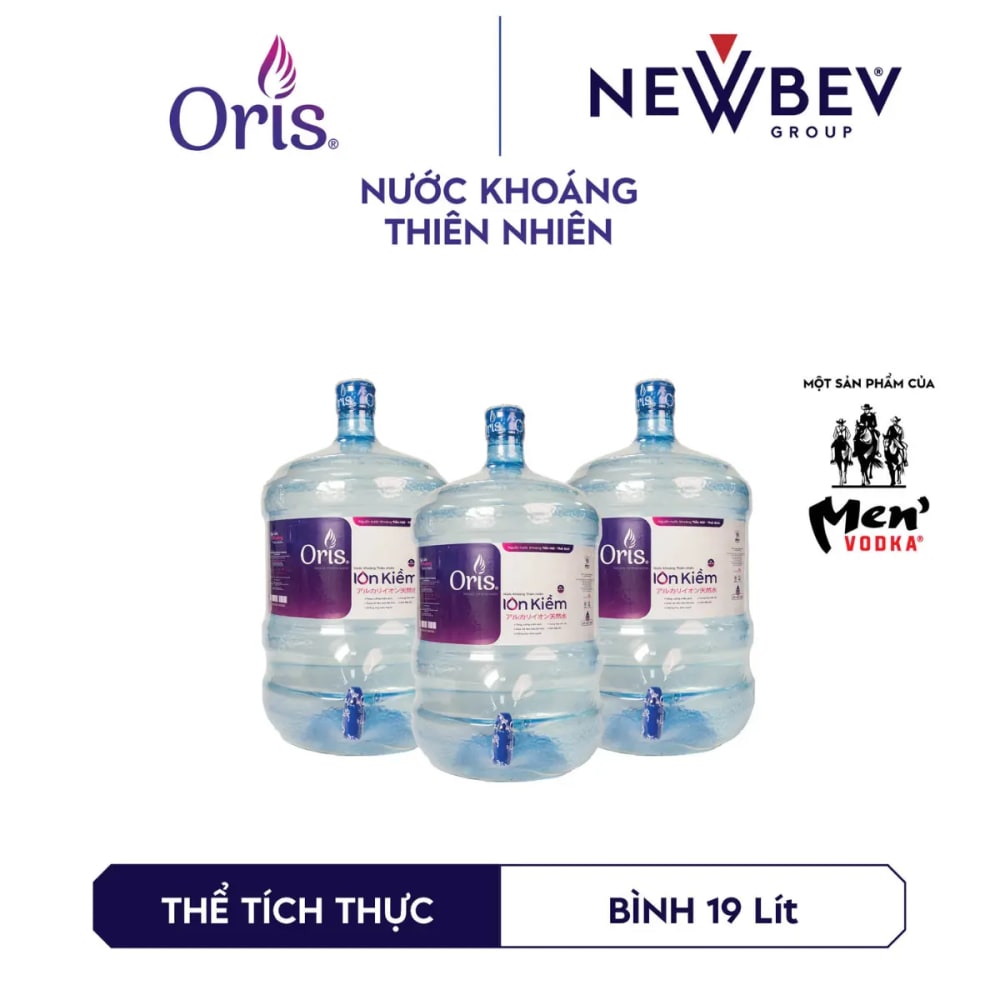 Nước khoáng thiên nhiên Nước Khoáng Oris Bình 19L chính hãng