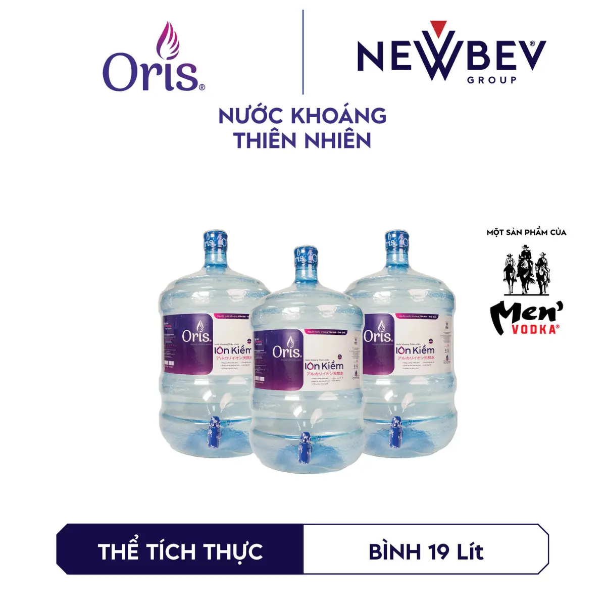 Nước khoáng thiên nhiên Nước khoáng Oris Bình 19L chính hãng