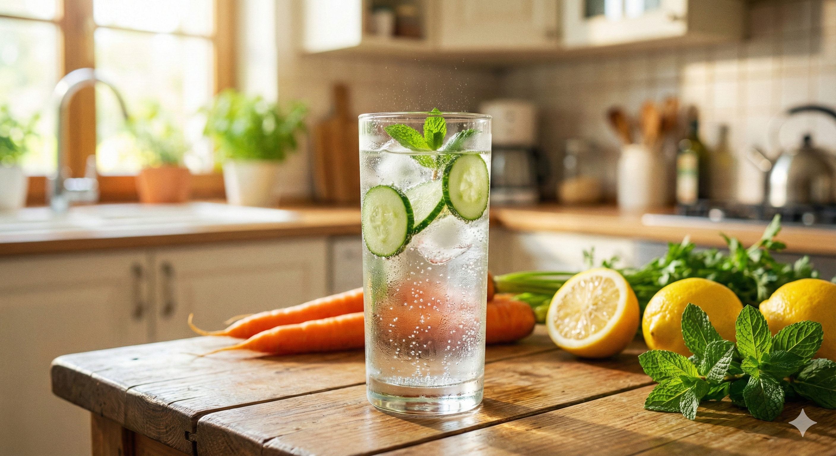 Nước khoáng thiên nhiên detox thanh lọc cơ thể