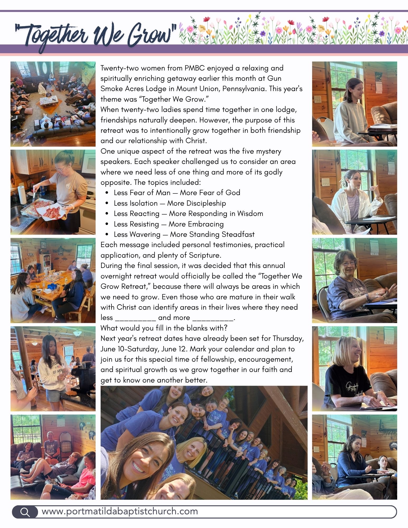 Newsletter Back
