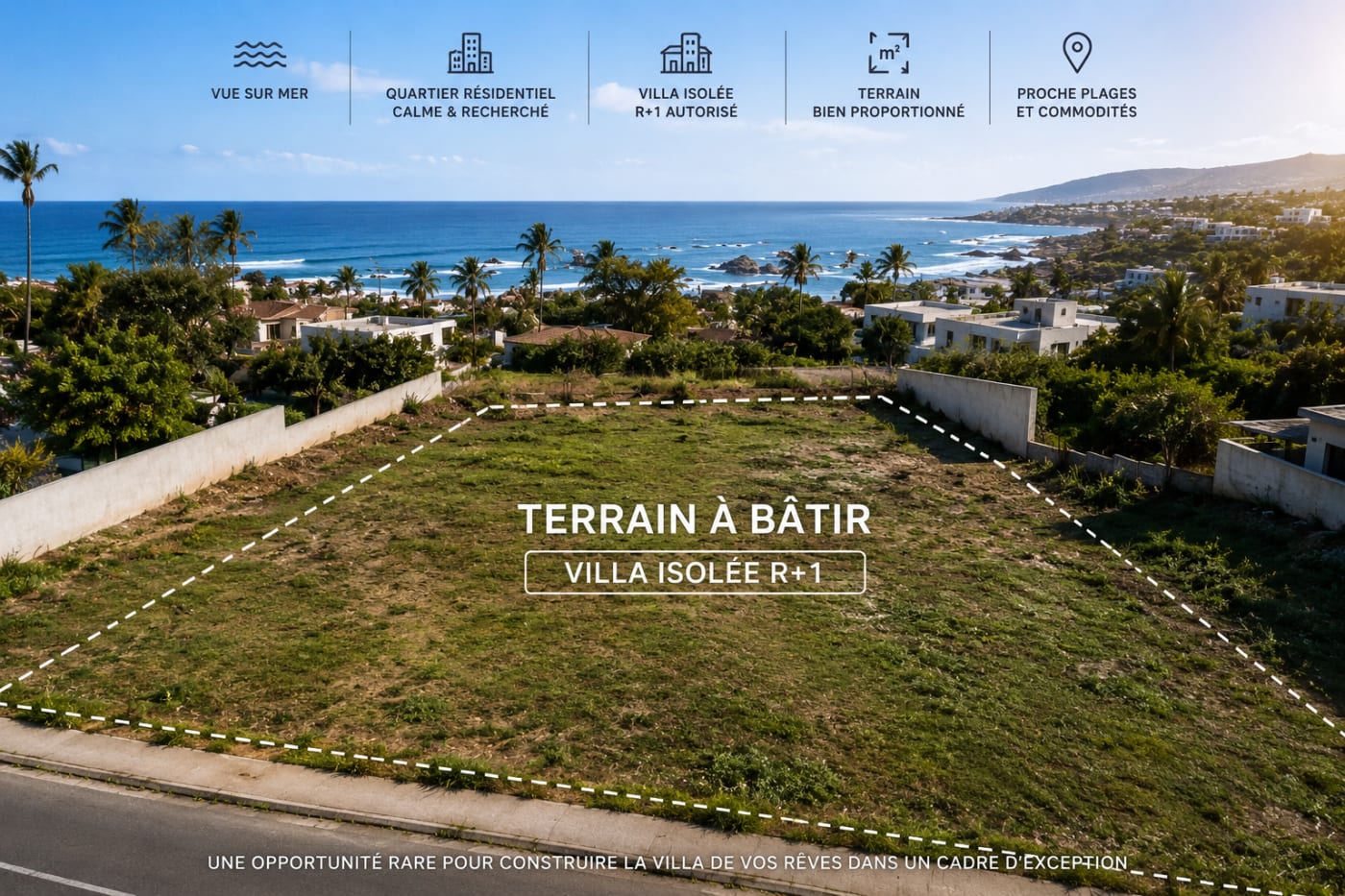 Terrain a vendre Ain diab