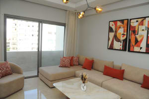 Appartement de 100 m² avec 2 chambres à louer – Ziraoui, Casablanca