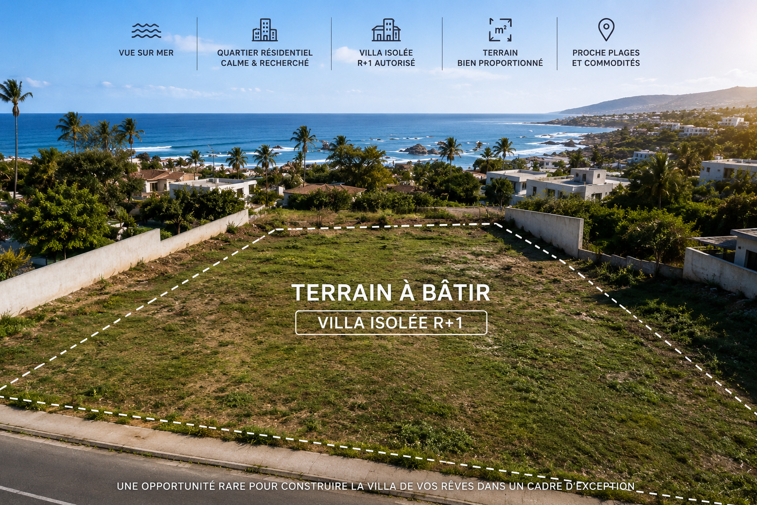 Terrain a vendre Ain diab