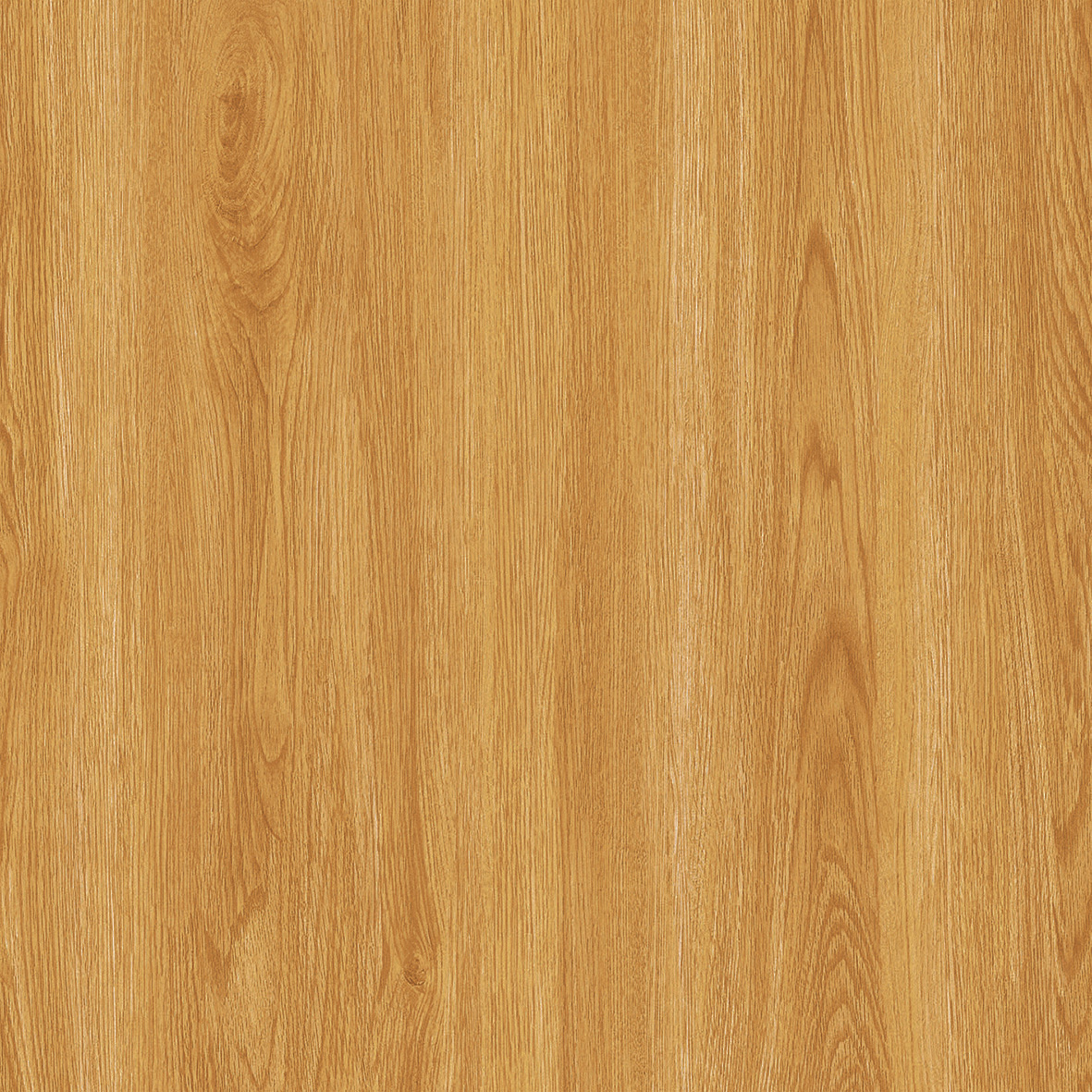 Warm honey-oak wood-look floor tile with fine vertical grain
