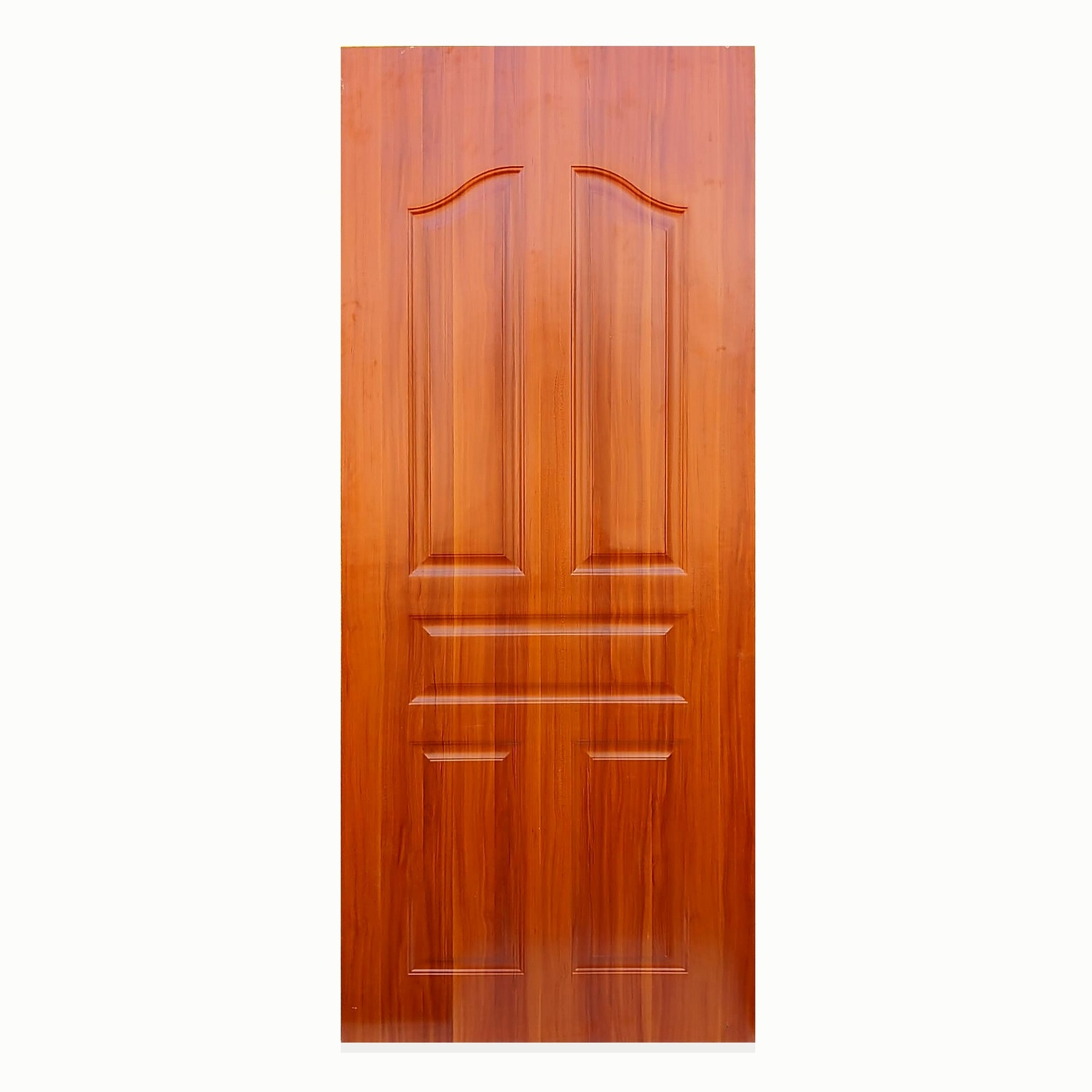 5 Panel Jungle Melamine solid door with arched raised panel detailing