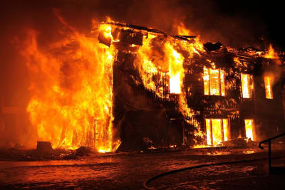 Massive Michigan Business Fire Erupts in 60-Foot Flames, Sending Smoke Billowing for Miles