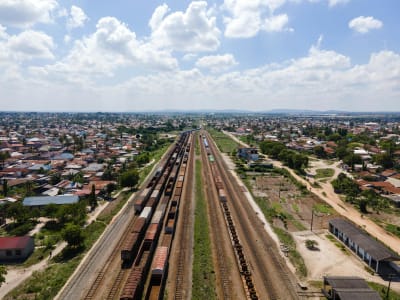 the copper railway that cuts through Africa