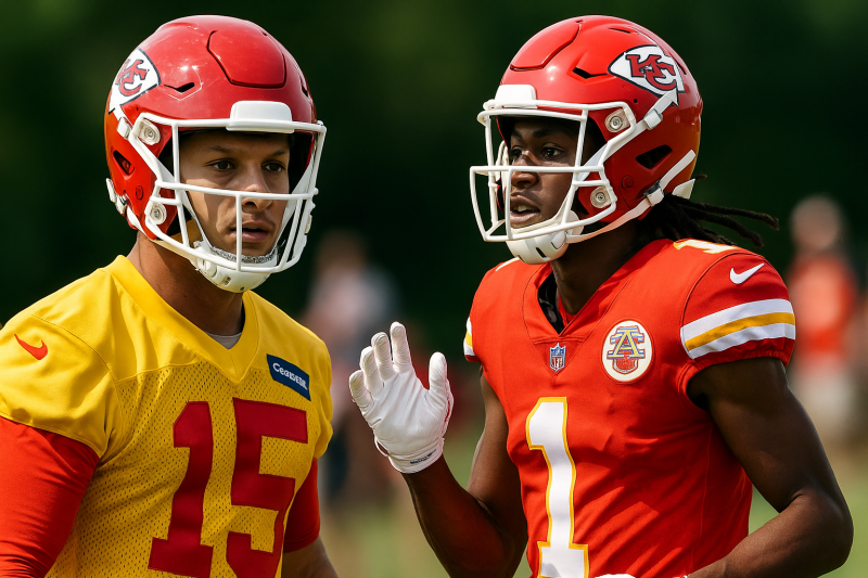 "Mahomes Praises Rookie’s Explosive Debut: 'When He Wants to Go, He Can Go'"