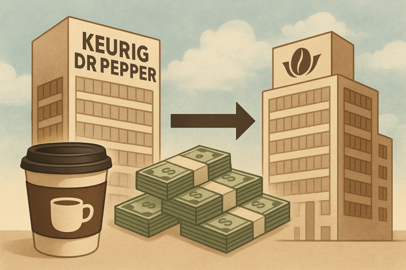 Keurig Dr Pepper to Acquire Dutch Coffee Group for $18 Billion, Plans Split into Two Companies