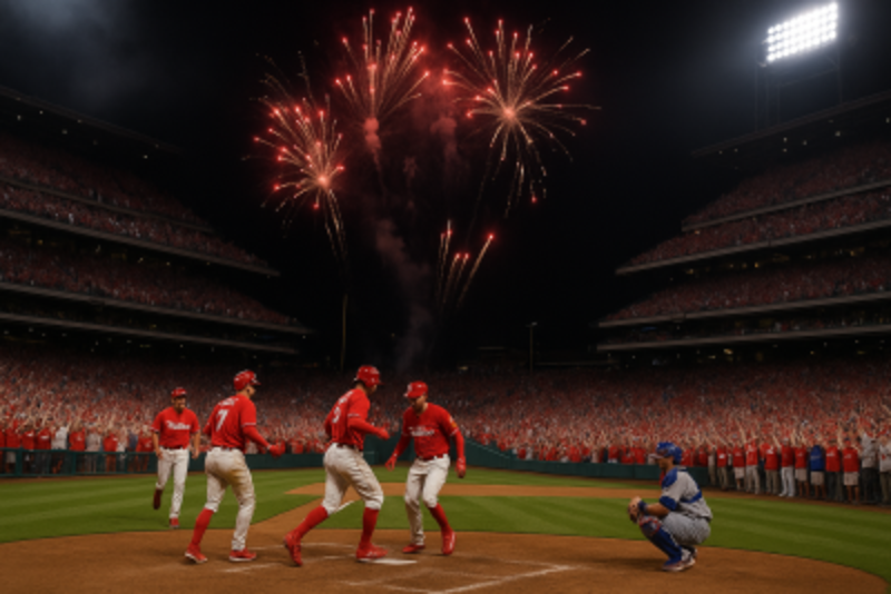 Phillies Stun Dodgers in Extra-Innings Thriller to Clinch NL East Crown