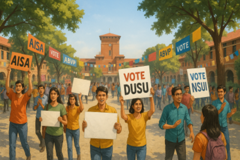 DUSU Elections 2025: 21 Candidates in Fray as DU Braces for September 18 Poll Battle
