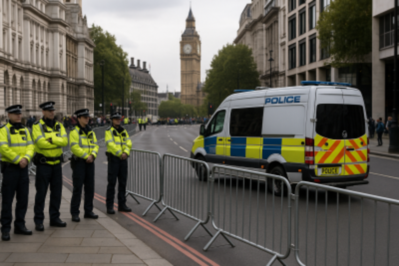 London Gears Up: Met Deploys 1,600 Officers Ahead of Rival Protests