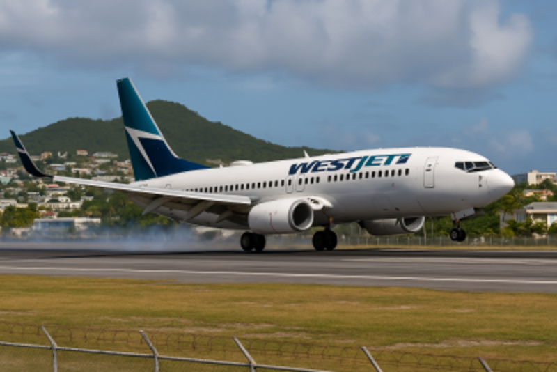 WestJet Flight From Toronto Endures Rough Landing at St. Maarten Airport, Passengers Stunned