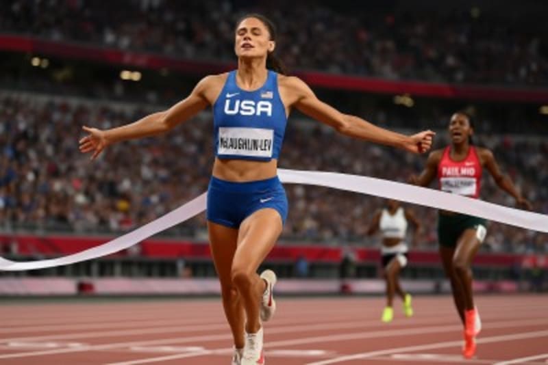 Sydney McLaughlin-Levrone Blazes to Historic 400m Gold, Posting Fastest Time in 40 Years