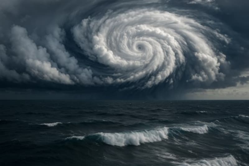 Gabrielle Eyes Hurricane Status, Tracks East of Bermuda—Swells and Rain in Forecast