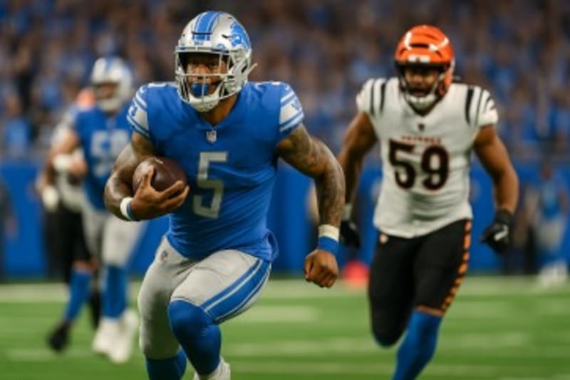 Montgomery Powers Detroit Lions to Triumph Over Bengals with Stellar Performance