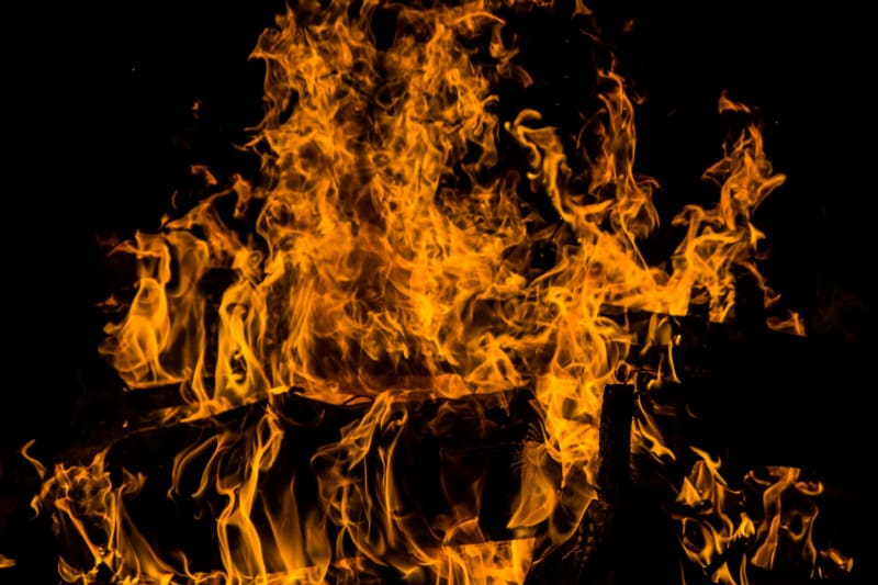 Massive Michigan Business Fire Erupts in 60-Foot Flames, Sending Smoke Billowing for Miles