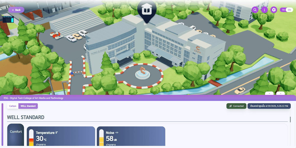 CAMT Digital Twins Web Application: 3D Data Visualisation
