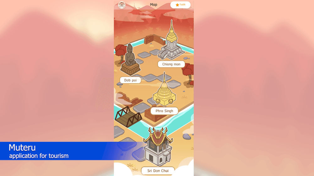 AR Spiritual Tourism Web App: Themed Routes in Chiang Mai