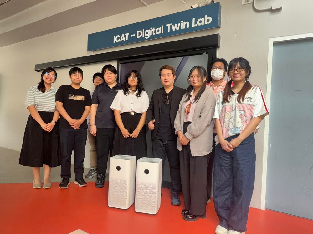 ห้องวิจัย ICAT รับมอบเครื่องฟอกอากาศเพื่อสนับสนุนสุขภาวะของนักวิจัย