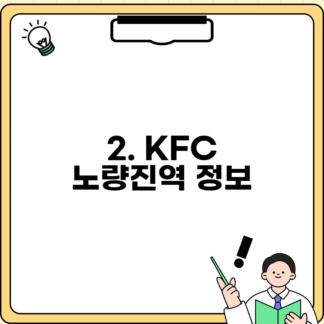 2. KFC 노량진역 정보
