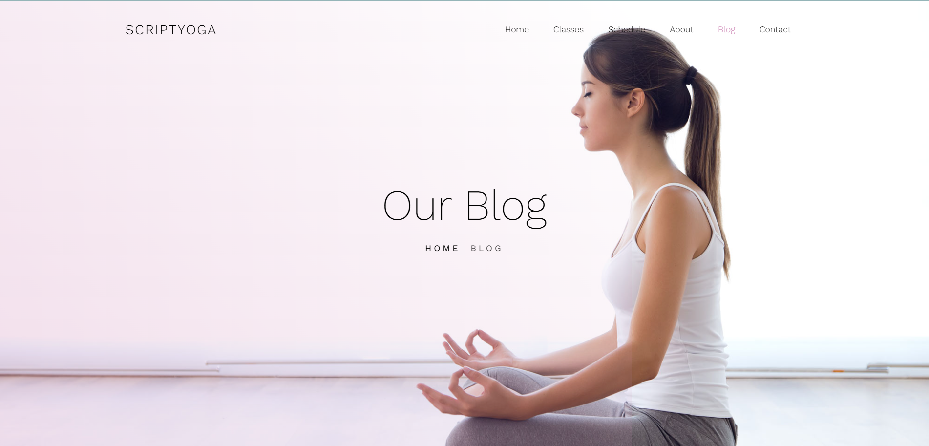 ScriptYoga website screenshot