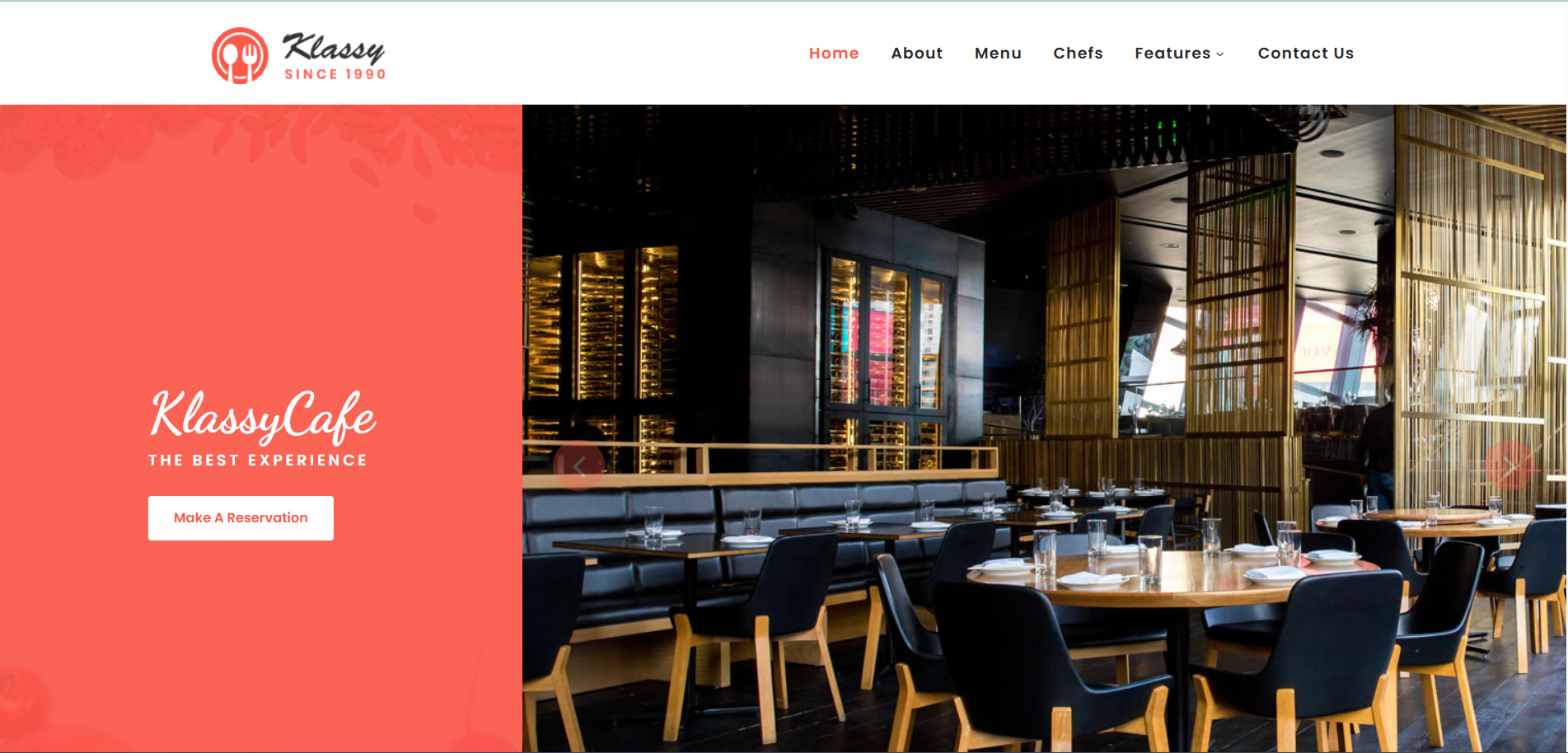 Gourmet Table Reservations screenshot