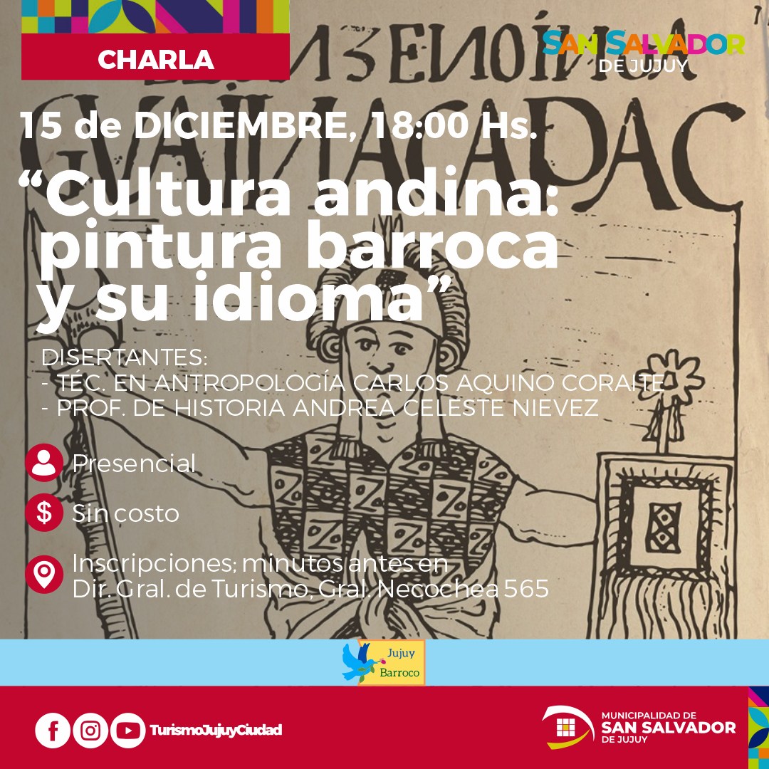 Cultura Andina: Pintura barroca y su idioma