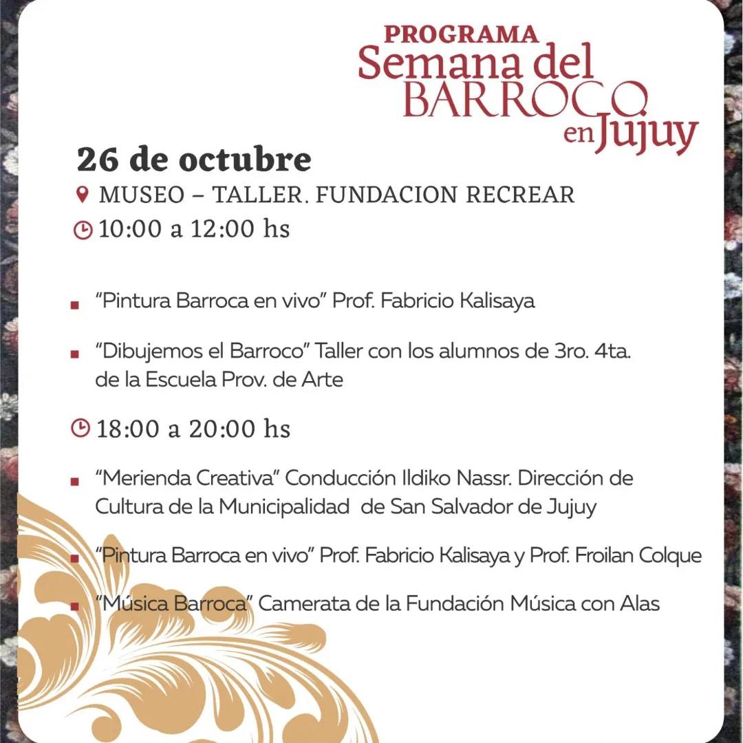 Taller Dibujemos el Barroco