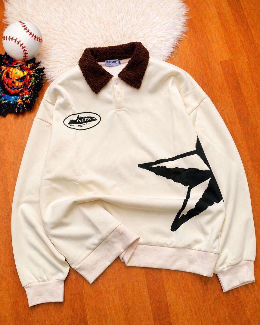 *Collar Drip Sweatshirt*