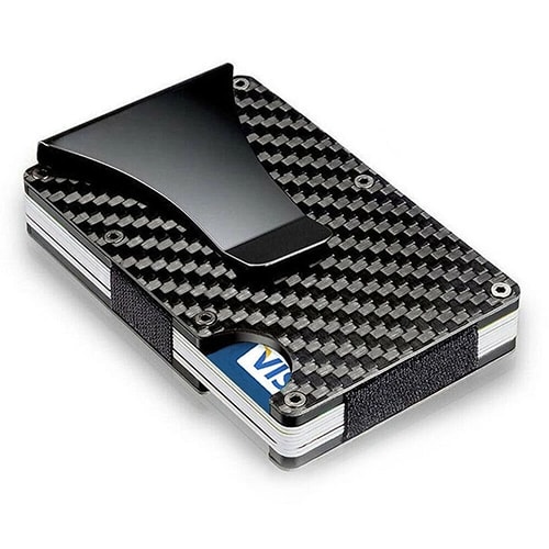 Billetera Tarjetero Fibra de Carbono Premium