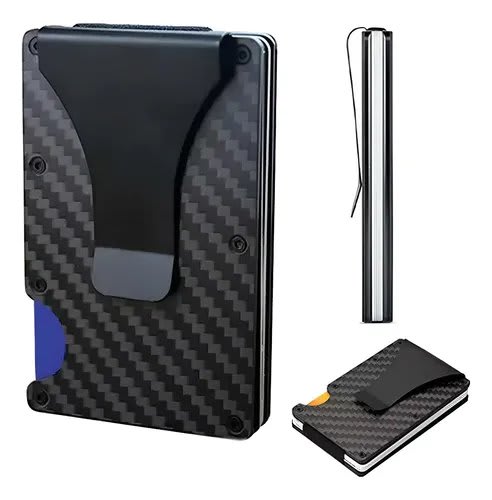 Billetera Tarjetero Fibra de Carbono Premium 2