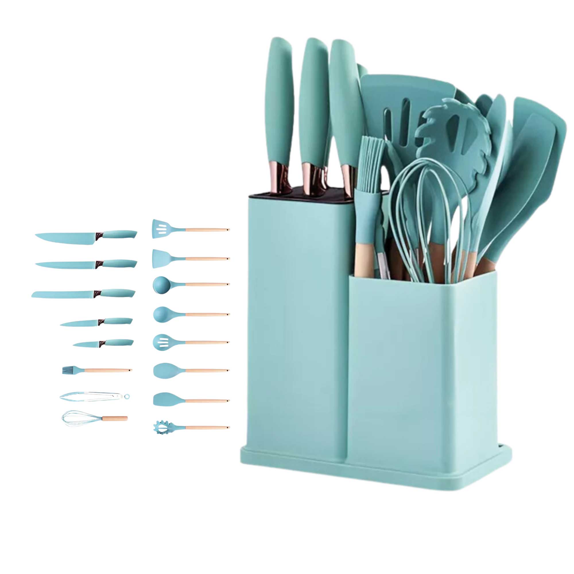 SET DE UTENSILIOS 19 PIEZAS CON TABLA 2
