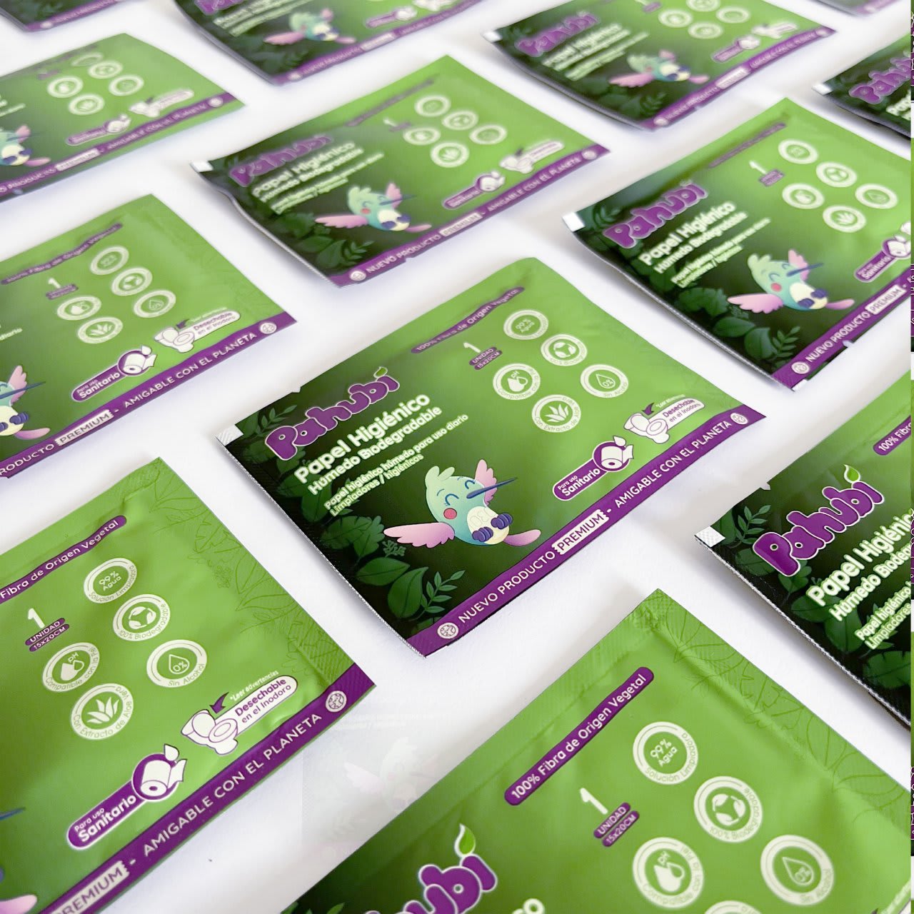 COMBO Sachets o sobres x 100 de Papel Higiénico Húmedo Biodegradable 2