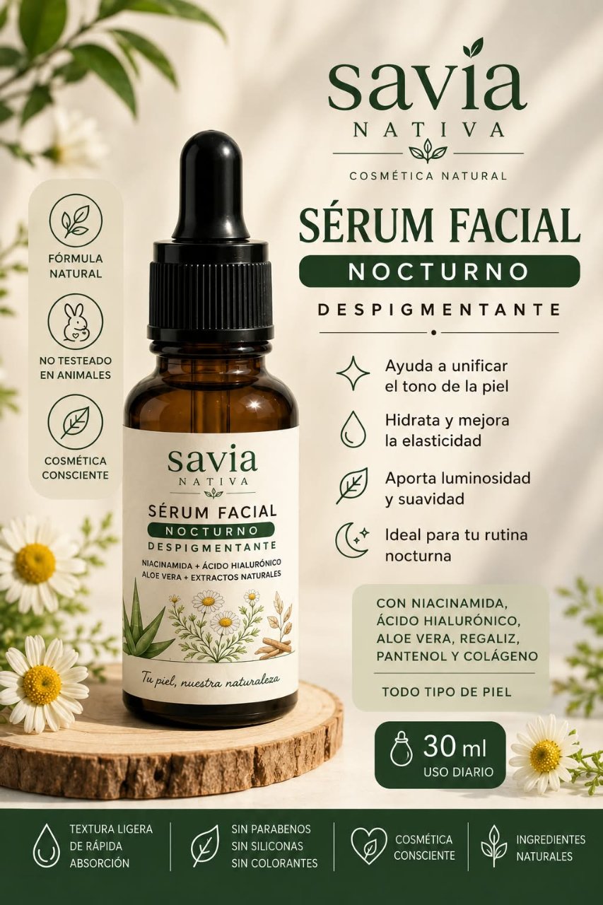 SERUM FACIAL NOCTURNO DESPIGMENTANTE