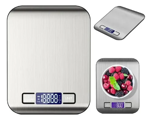GRAMERA DE COCINA PLATEADA