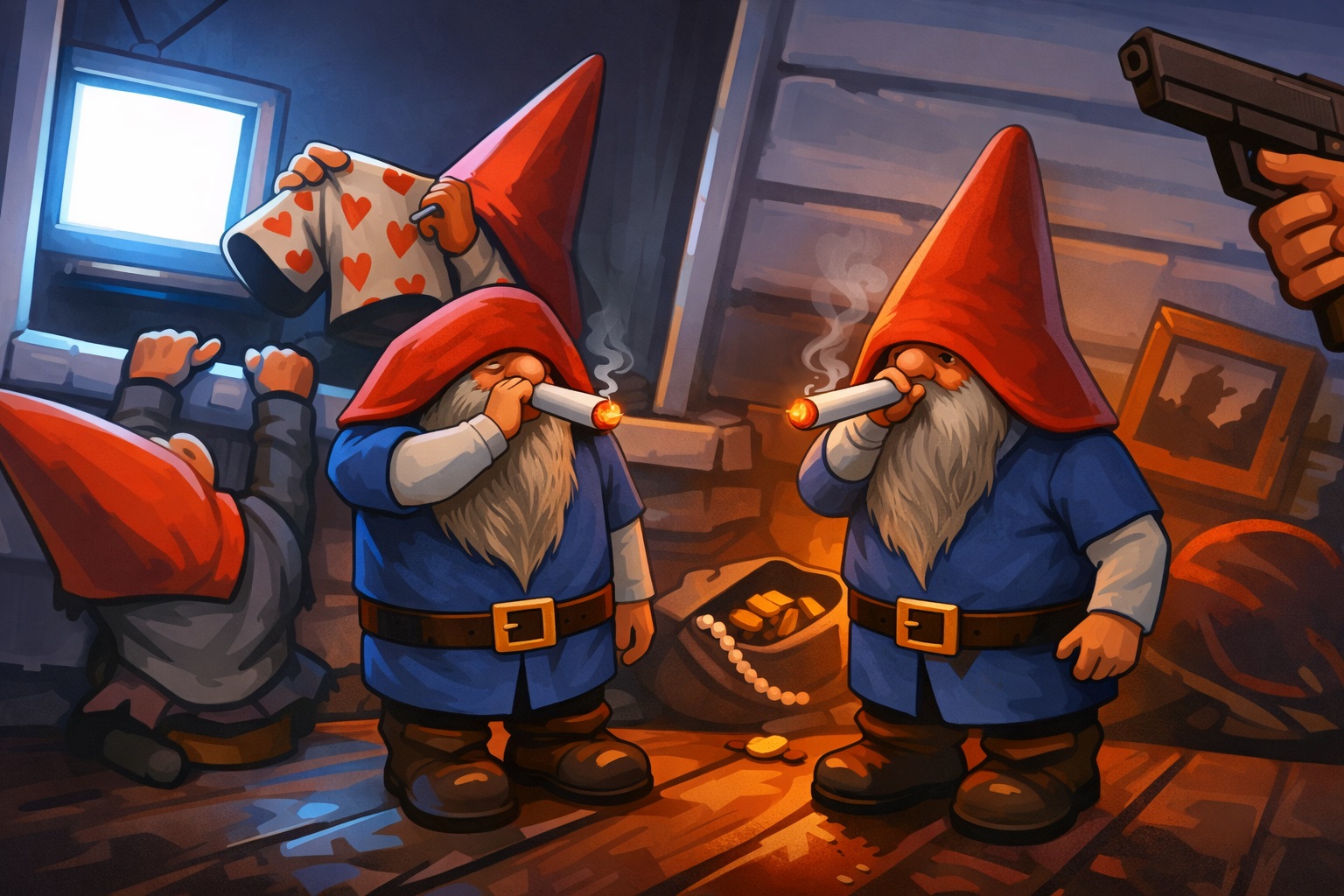 Burglin' Gnomes: огляд кооперативної гри про гномів-злодіїв