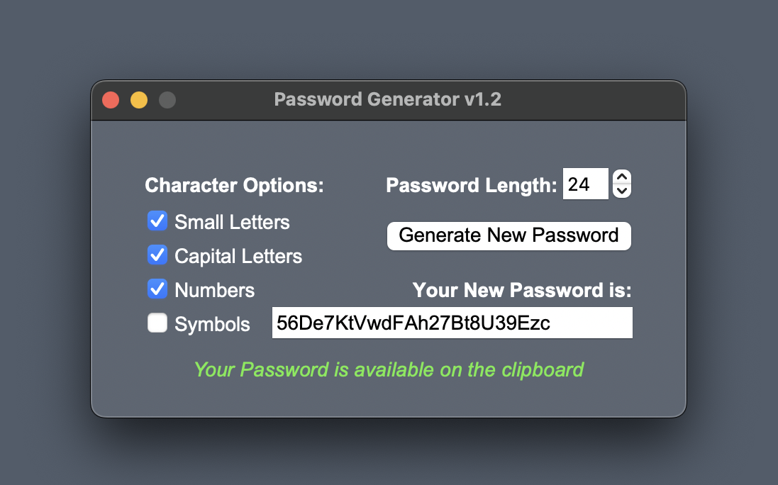 Password Generator