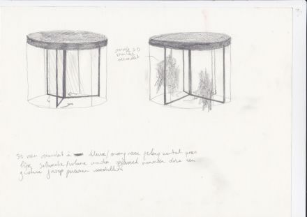 concept sketch revolving door