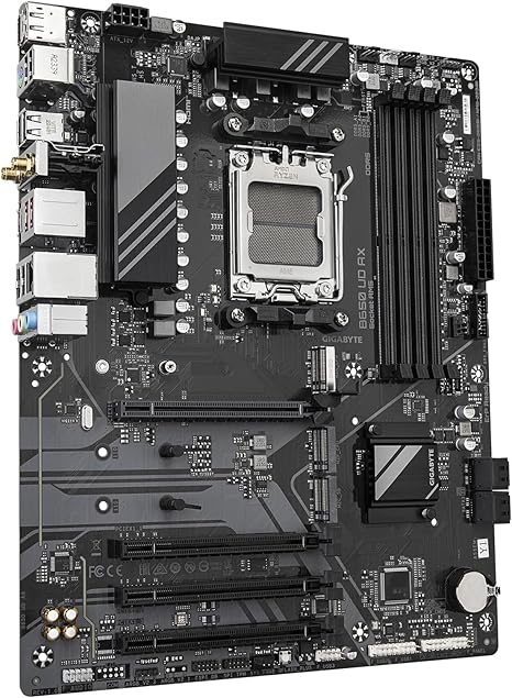GIGABYTE B650 UD AX (rev. 1.0) AM5 LGA 1718 AMD B650 ATX DDR5, PCIe 4.0 M.2