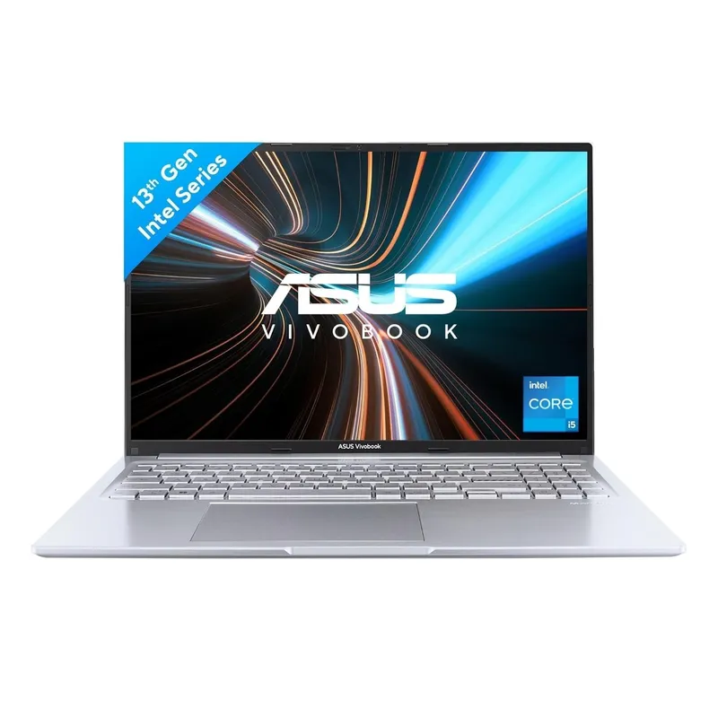ASUS Vivobook 16, 16" FHD (1920 x 1200) OLED,Intel Core i5-13420H Processor,(16GB RAM/512GB SSD/Win 11/M365 Basic (1Year)*/Backlit Keyboard/Office Home 2024/Silver/1.88 kg),X1605VA-SH1952WS