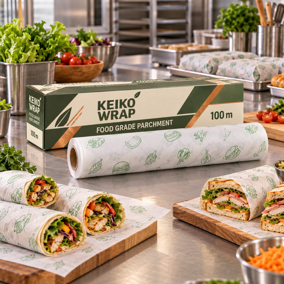 KEIKOwrap Food Grade Parchment Paper Roll — 100 m — image 4