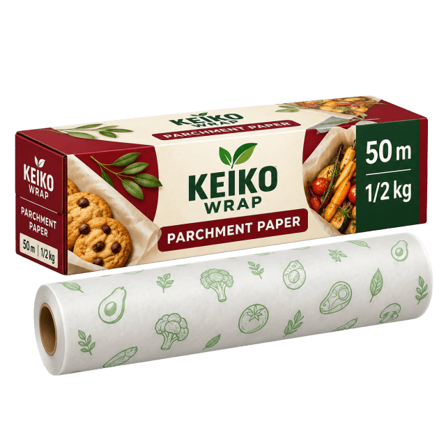 KEIKOwrap Parchment Paper Roll — 50 m / 1/2 kg