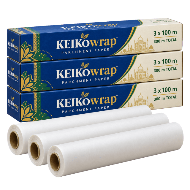 KEIKOwrap Parchment Paper — Pack of 3, 300 m
