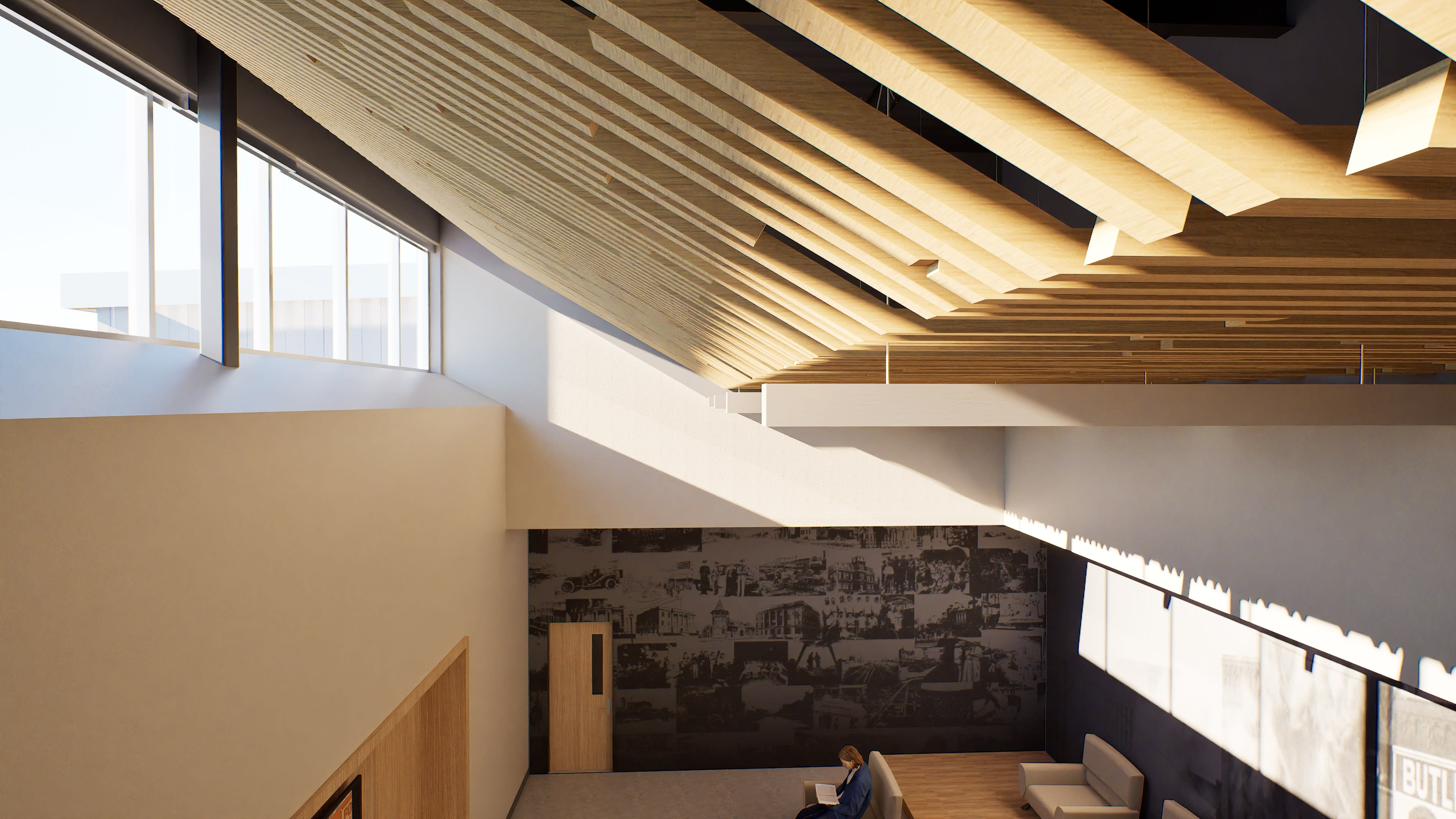 City of Terrell Fire Station &mdash; day room ceiling detail