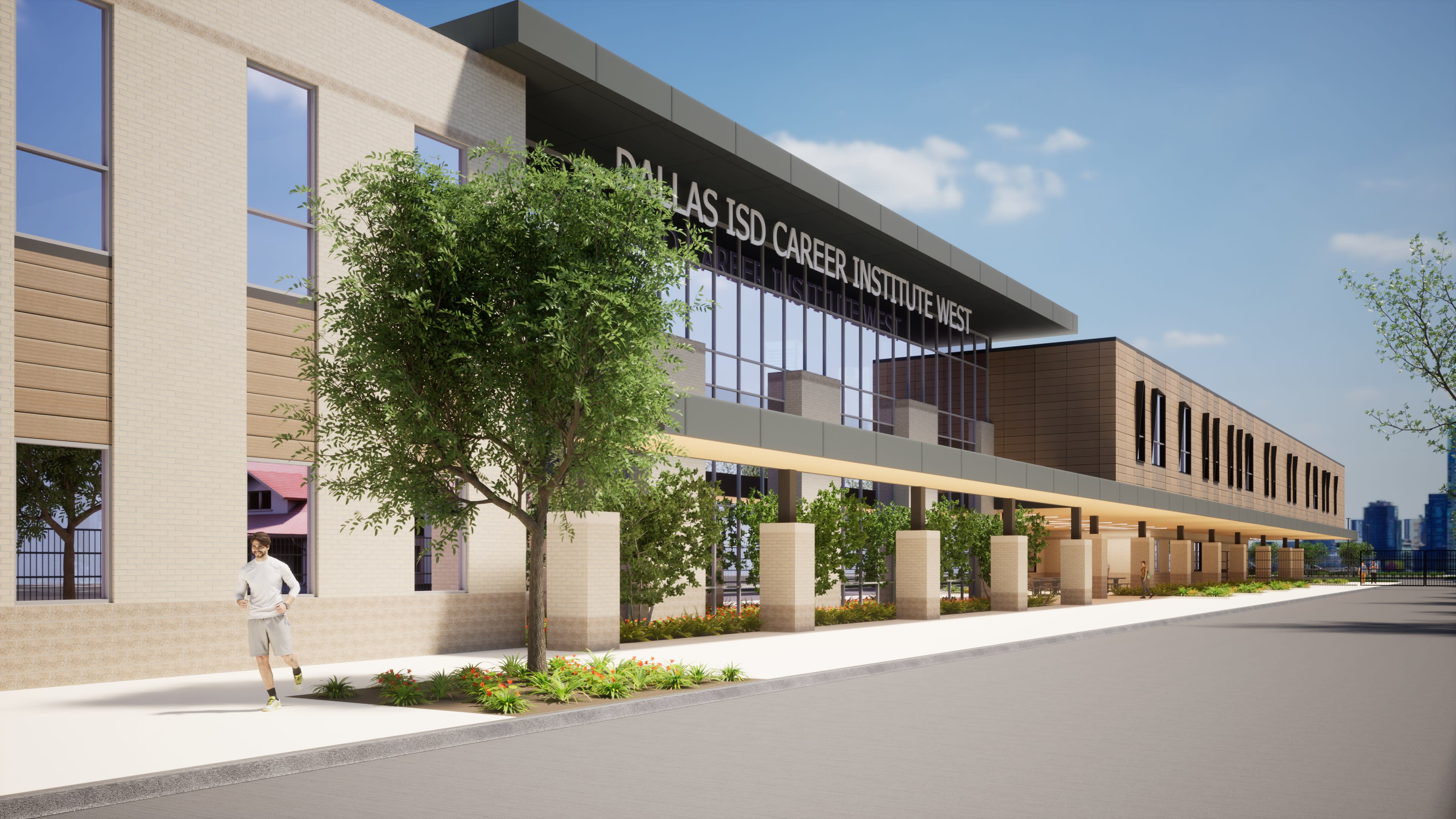 Dallas ISD CIW &mdash; cafeteria entry alternate angle