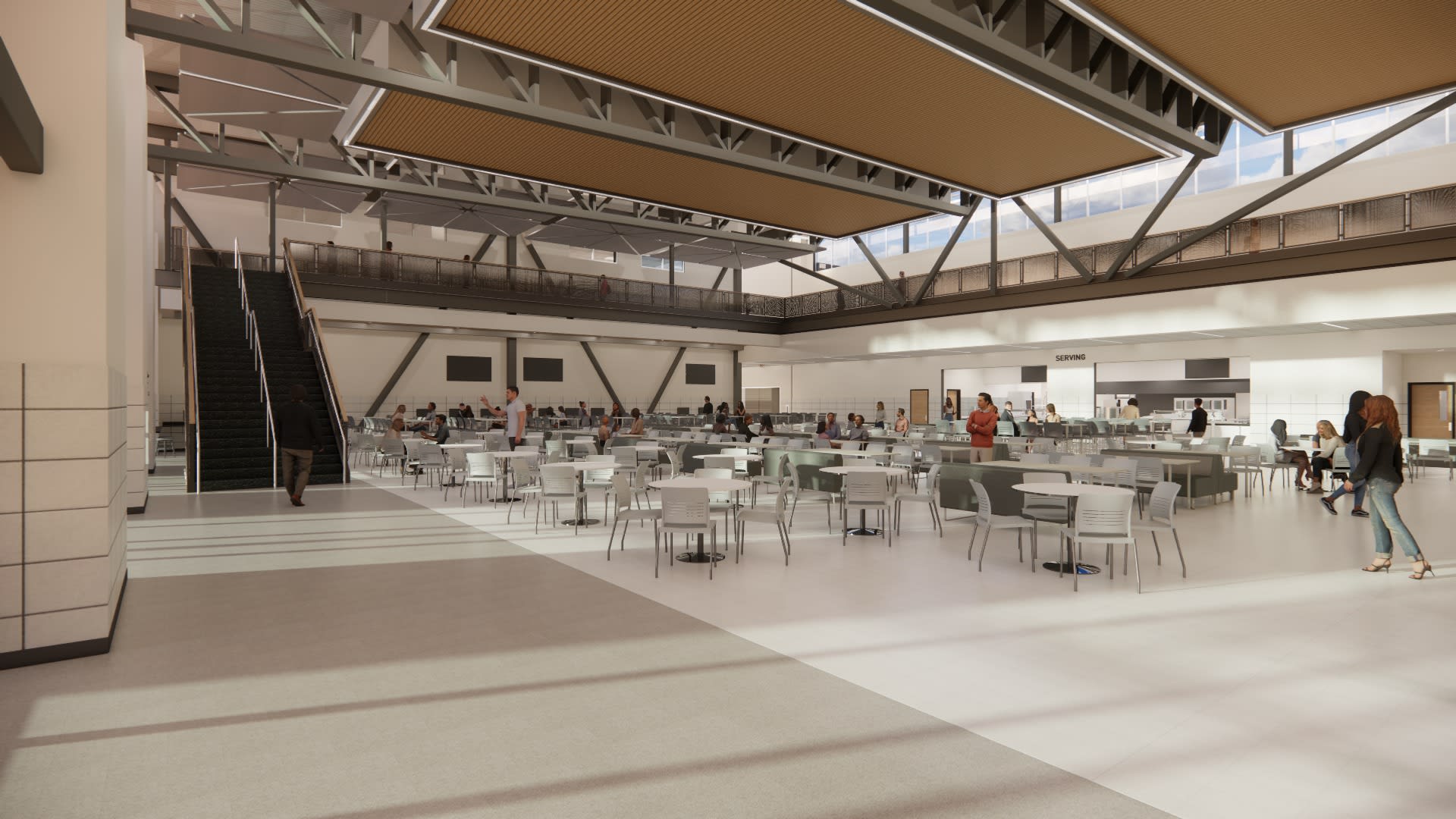 CIW cafeteria &mdash; entry angle