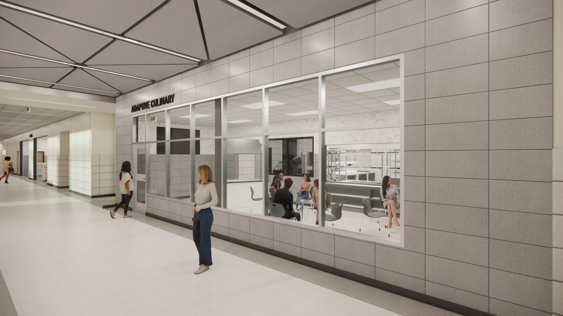 CIW corridor &mdash; Adaptive Culinary lab