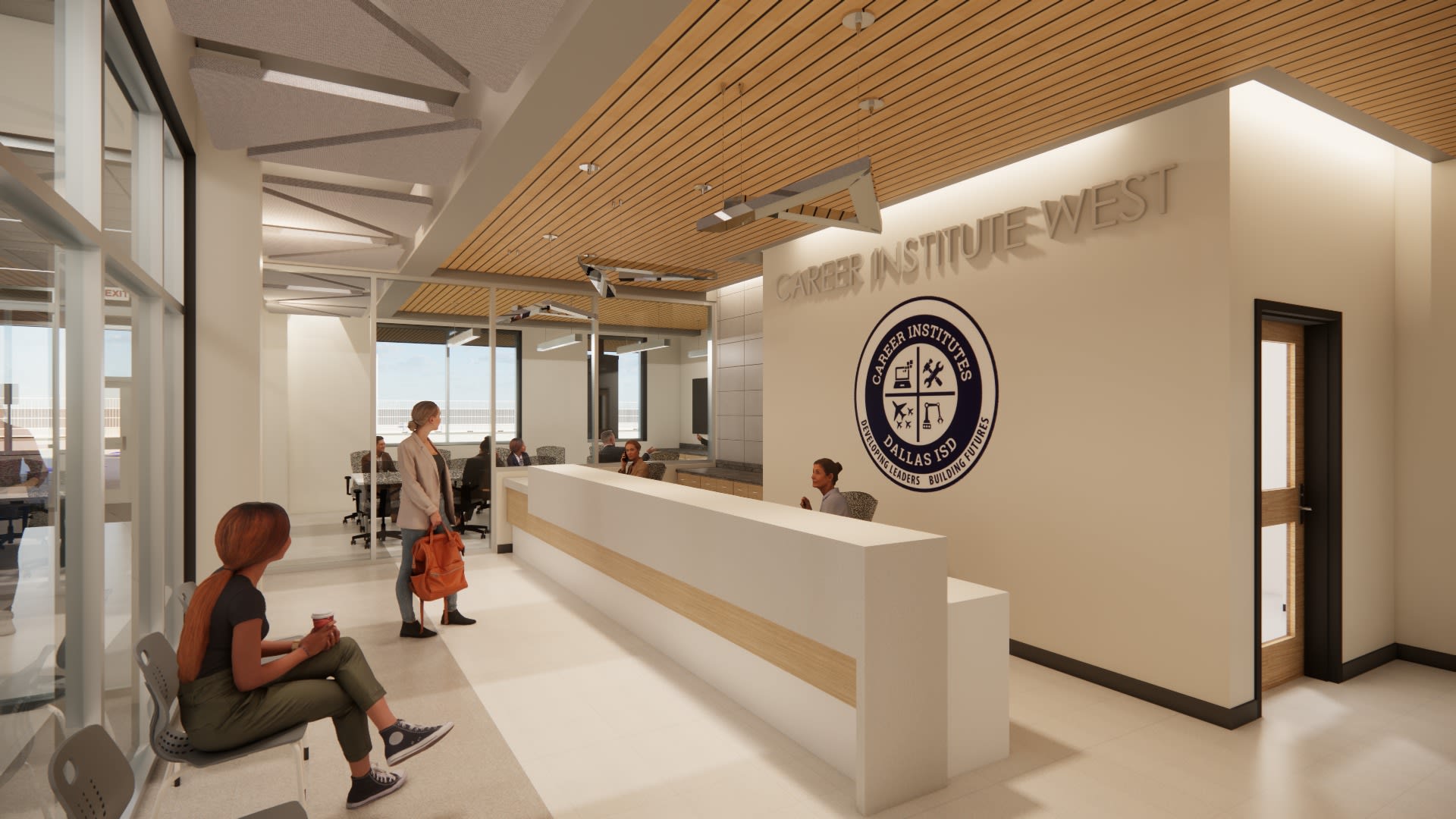 CIW reception &mdash; lobby wide view