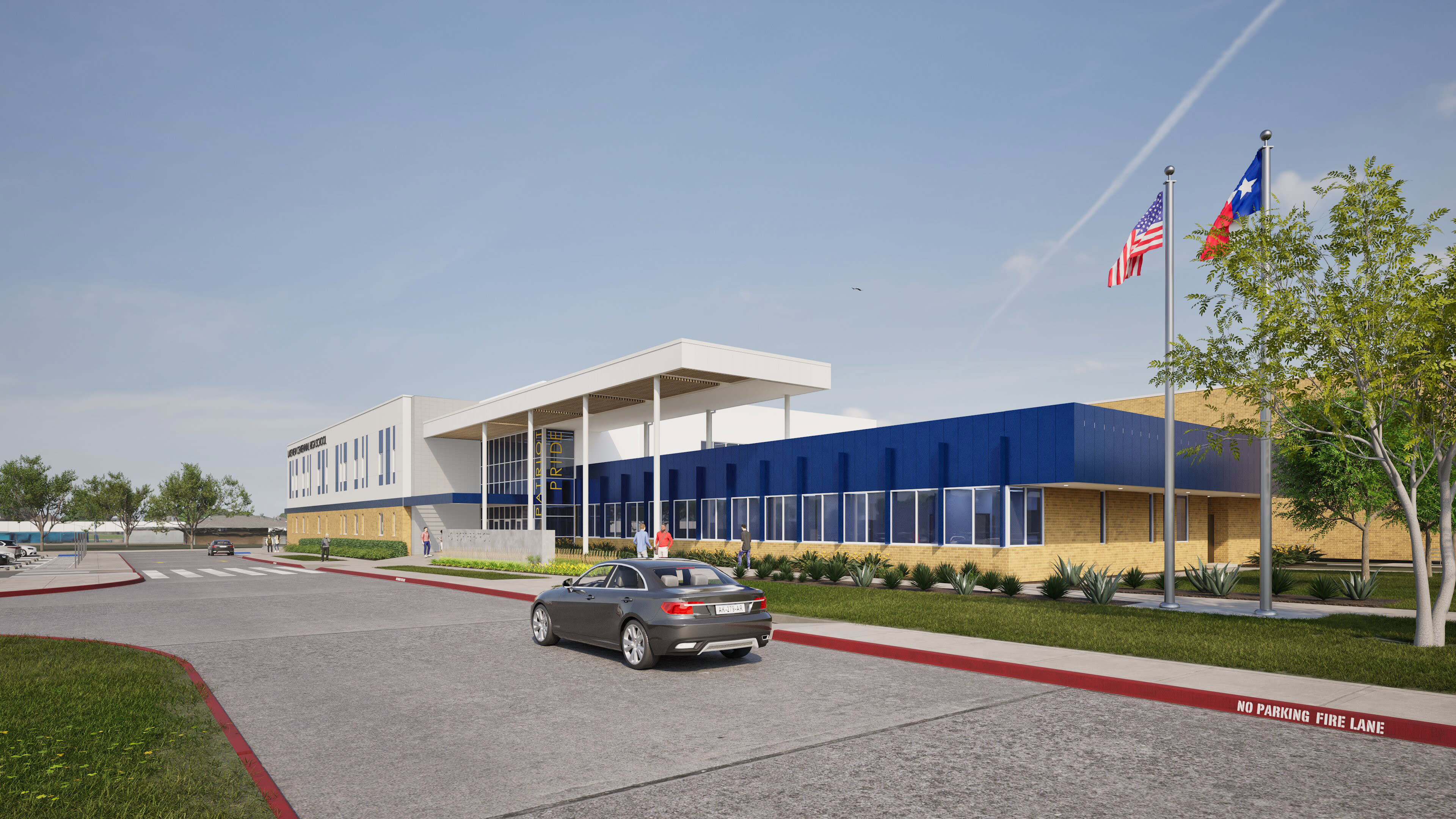 LCHS exterior &mdash; SW updated materials